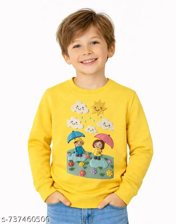 Yellow_Cotton_T-Shirt_For_Kids