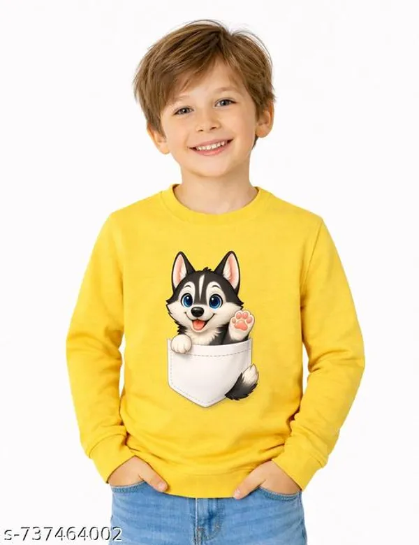 Yellow_Cotton_T-Shirt_For_Kids