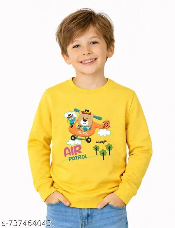 Yellow_Cotton_T-Shirt_For_Kids