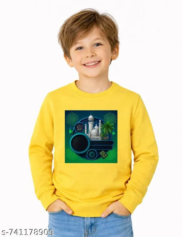 Yellow_Cotton_T-Shirt_For_Kids
