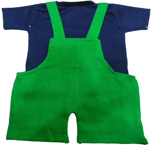 Green_Cotton_Blend_Printed_Casual_Dungaree_For_Baby_Boys_&_Baby_Girls