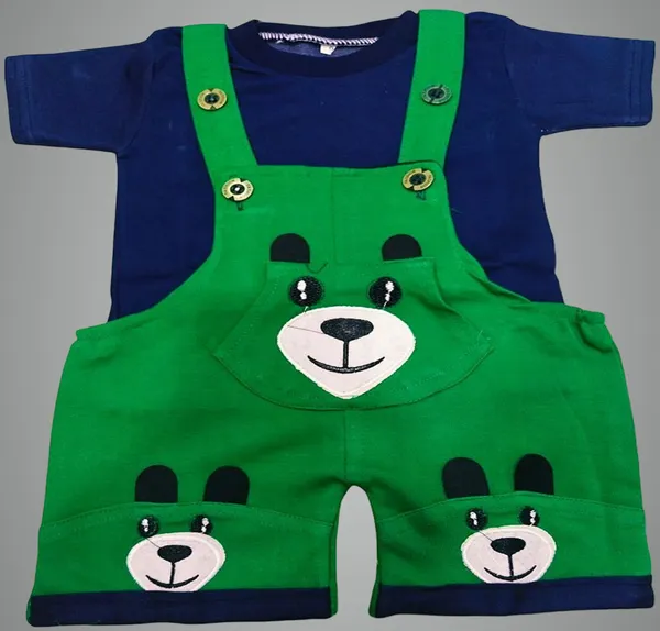 Green_Cotton_Blend_Printed_Casual_Dungaree_For_Baby_Boys_&_Baby_Girls