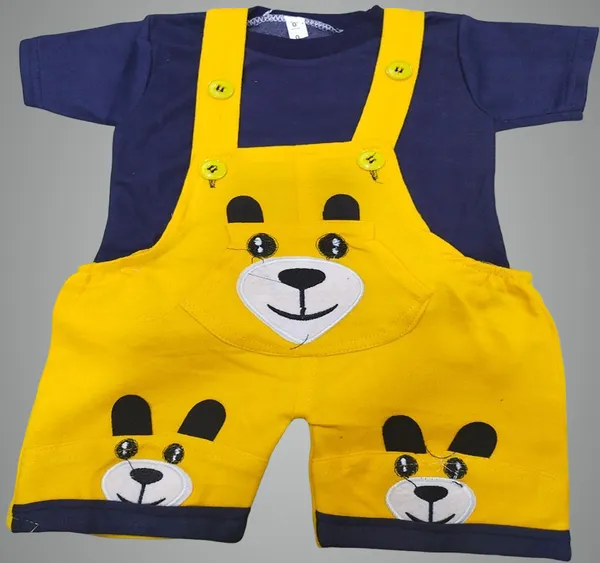 Yellow_Cotton_Blend_Printed_Casual_Dungaree_For_Baby_Boys_&_Baby_Girls