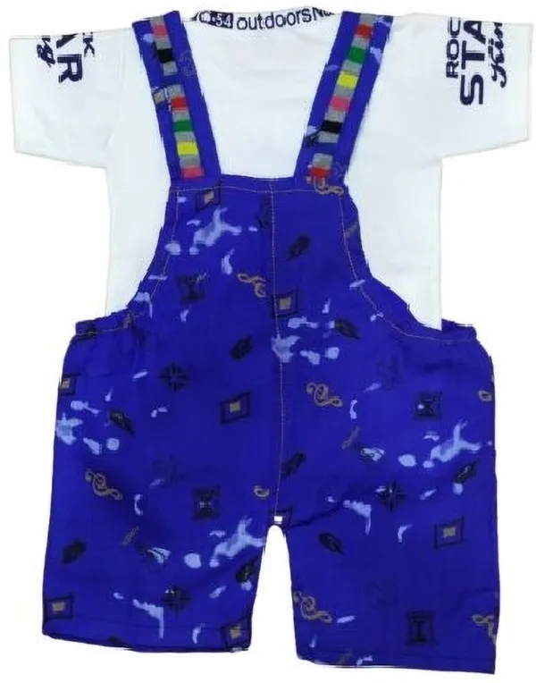 White_Cotton_Blend_Printed_Casual_Dungaree_For_Baby_Boys_&_Baby_Girls