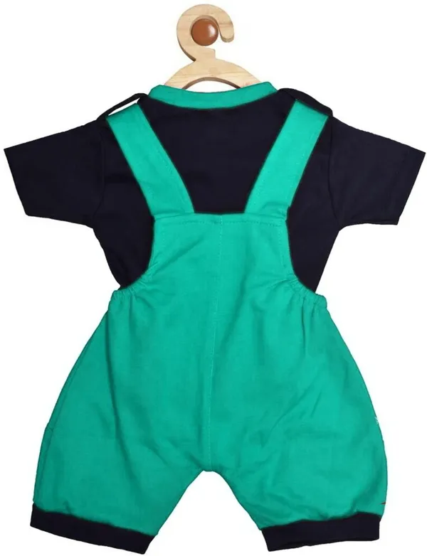 Light_Green_Cotton_Blend_Printed_Casual_Dungaree_For_Baby_Boys_&_Baby_Girls