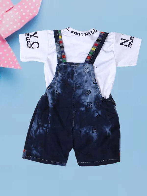 White_Denim_Printed_Casual_Dungaree_For_Baby_Boys_&_Baby_Girls