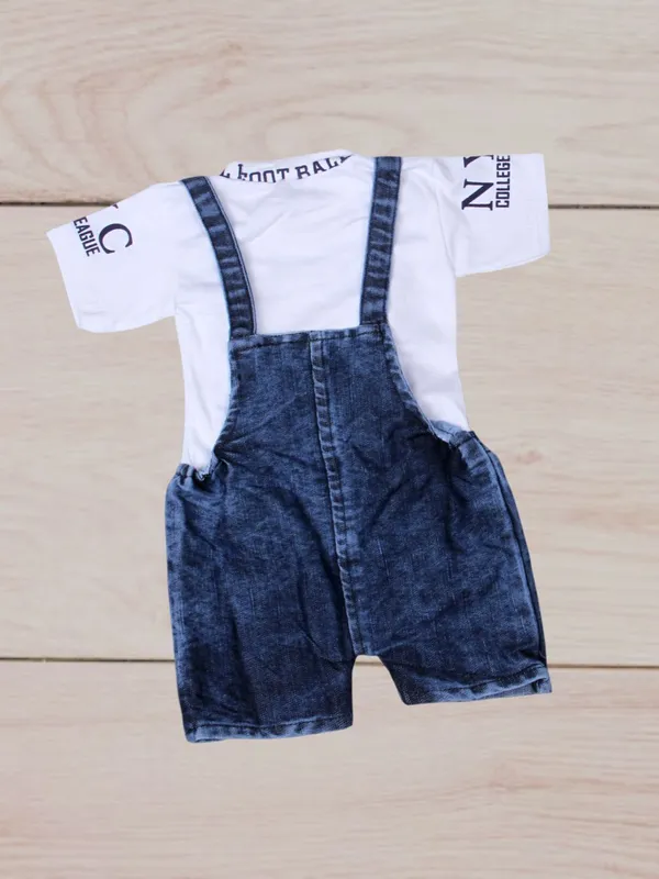 White_Denim_Printed_Casual_Dungaree_For_Baby_Boys_&_Baby_Girls