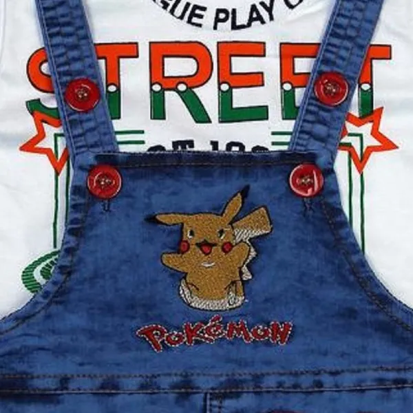 White_Denim_Printed_Casual_Dungaree_For_Baby_Boys_&_Baby_Girls