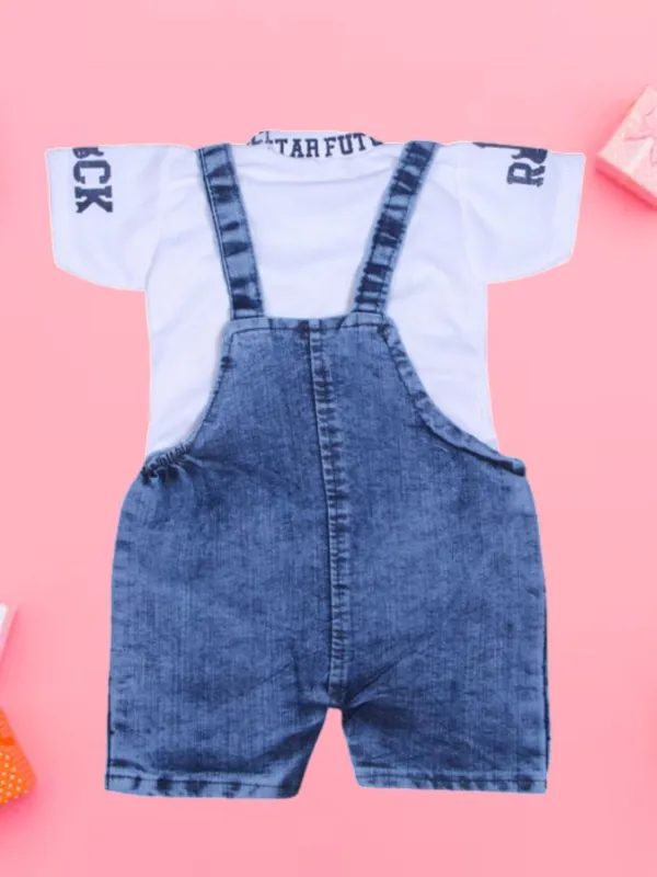 White_Denim_Printed_Casual_Dungaree_For_Baby_Boys_&_Baby_Girls