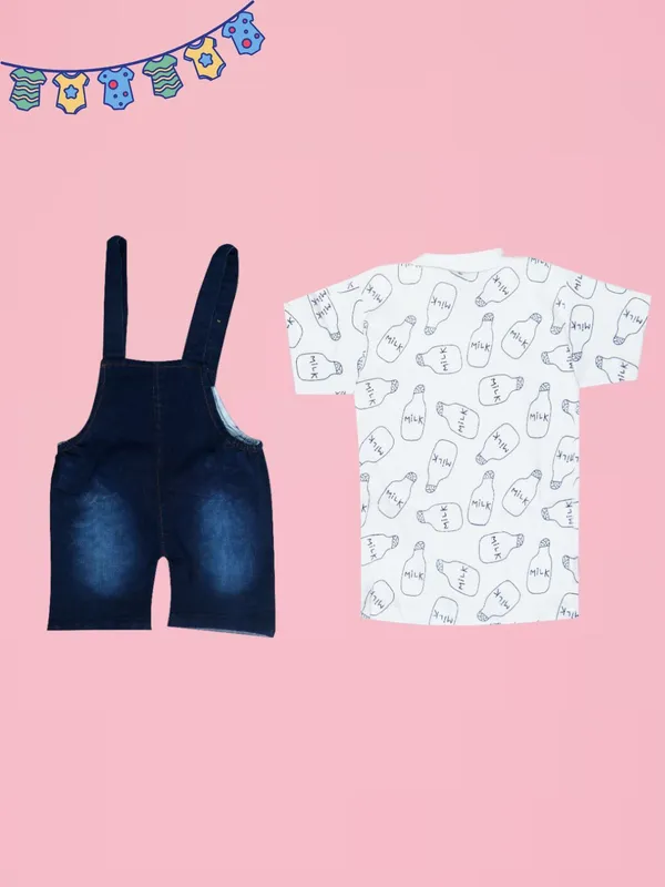 White_Denim_Printed_Casual_Dungaree_For_Baby_Boys_&_Baby_Girls