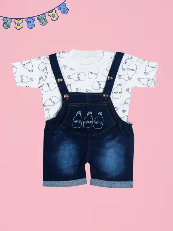 White_Denim_Printed_Casual_Dungaree_For_Baby_Boys_&_Baby_Girls