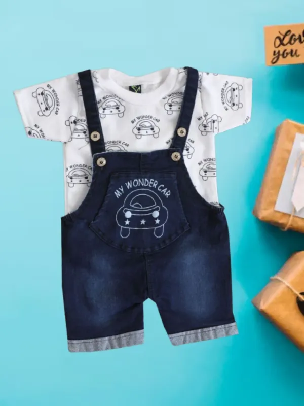 White_Denim_Printed_Casual_Dungaree_For_Baby_Boys_&_Baby_Girls