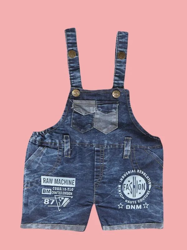 White_Denim_Printed_Casual_Dungaree_For_Baby_Boys_&_Baby_Girls