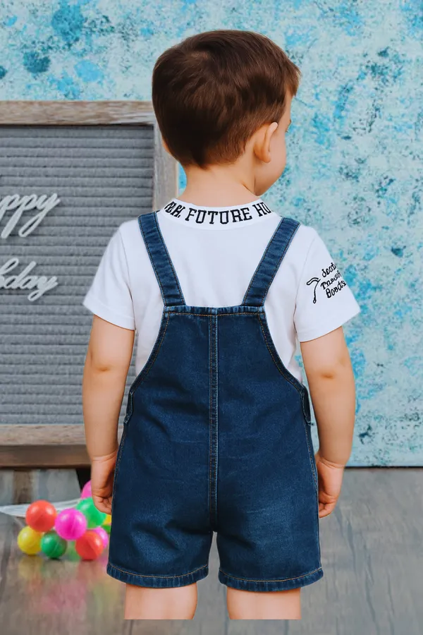 White_Denim_Printed_Dungaree_For_Baby_Boys_&_Baby_Girls