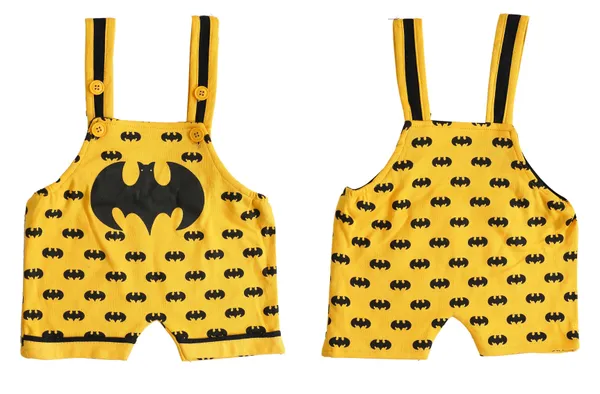 Yellow_Cotton_Blend_Printed_Casual_Dungaree_For_Boys_&_Girls