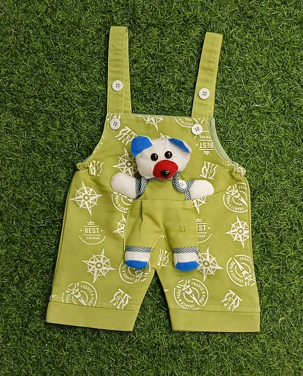 Green_Cotton_Blend_Printed_Dungaree_For_Baby_Boys_&_Baby_Girls