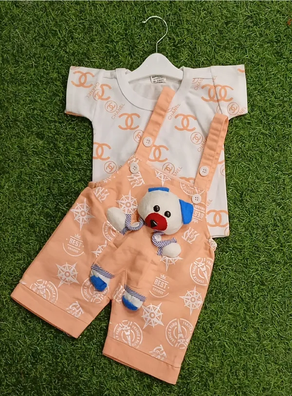 Orange_Cotton_Blend_Printed_Dungaree_For_Baby_Boys_&_Baby_Girls