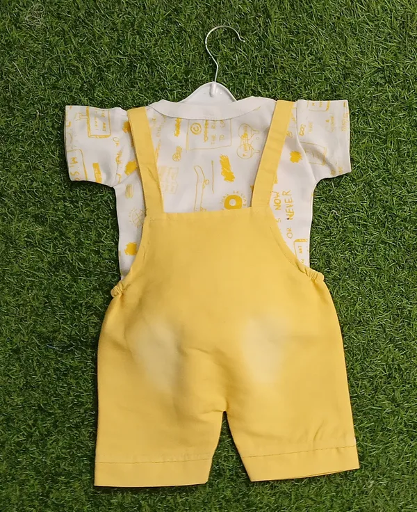 Yellow_Cotton_Blend_Printed_Dungaree_For_Baby_Boys_&_Baby_Girls