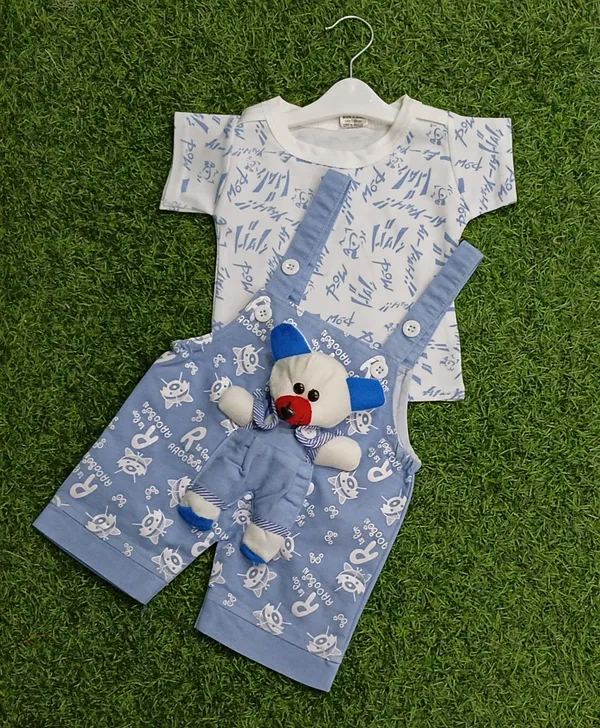 Light_Blue_Cotton_Blend_Printed_Dungaree_For_Baby_Boys_&_Baby_Girls
