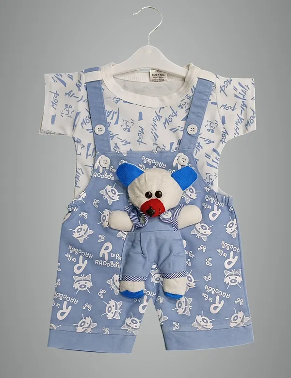 Light_Blue_Cotton_Blend_Printed_Dungaree_For_Baby_Boys_&_Baby_Girls