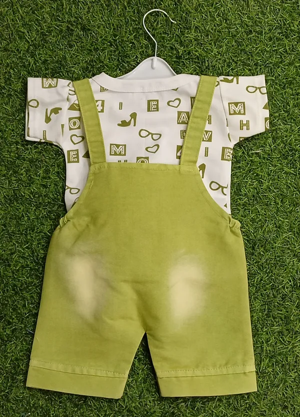 Light_Green_Cotton_Blend_Printed_Dungaree_For_Baby_Boys_&_Baby_Girls