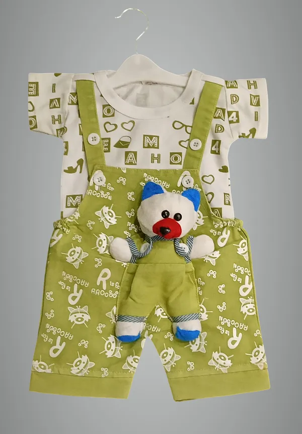 Light_Green_Cotton_Blend_Printed_Dungaree_For_Baby_Boys_&_Baby_Girls