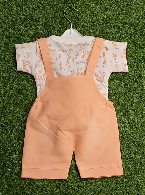 Orange_Cotton_Blend_Printed_Dungaree_For_Baby_Boys_&_Baby_Girls