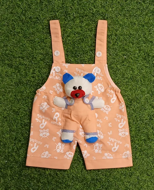 Orange_Cotton_Blend_Printed_Dungaree_For_Baby_Boys_&_Baby_Girls