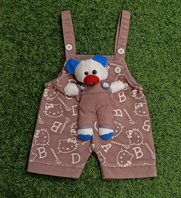 Brown_Cotton_Blend_Printed_Dungaree_For_Baby_Boys_&_Baby_Girls