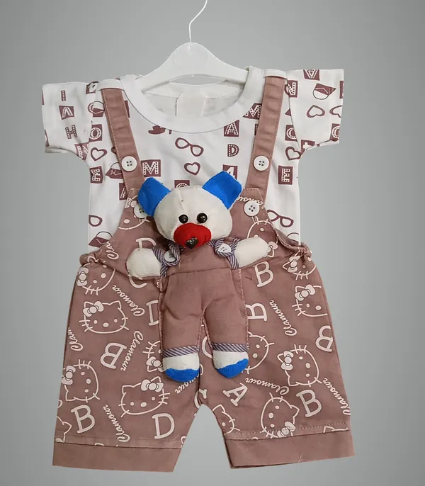 Brown_Cotton_Blend_Printed_Dungaree_For_Baby_Boys_&_Baby_Girls