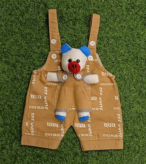 Brown_Cotton_Blend_Printed_Dungaree_For_Baby_Boys_&_Baby_Girls