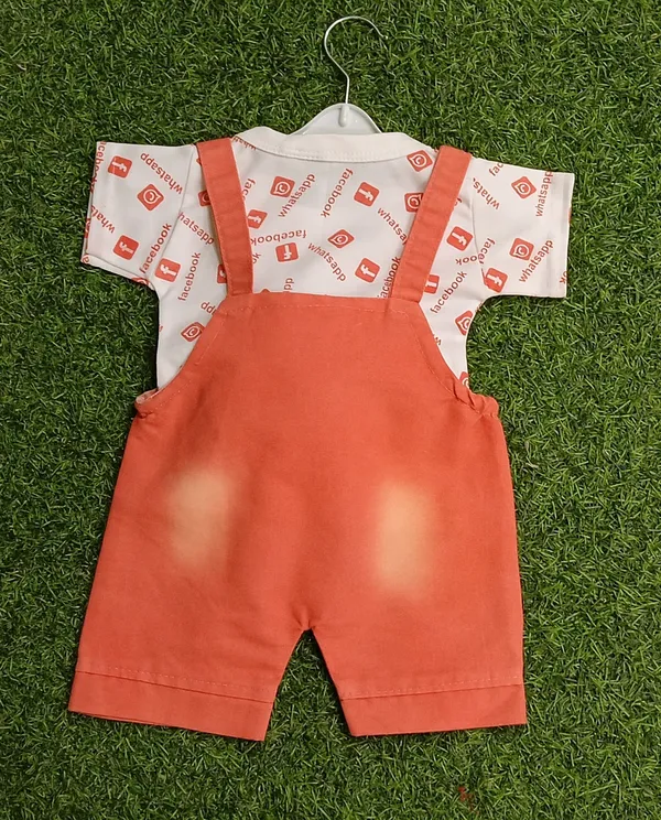 Orange_Cotton_Blend_Printed_Dungaree_For_Baby_Boys_&_Baby_Girls