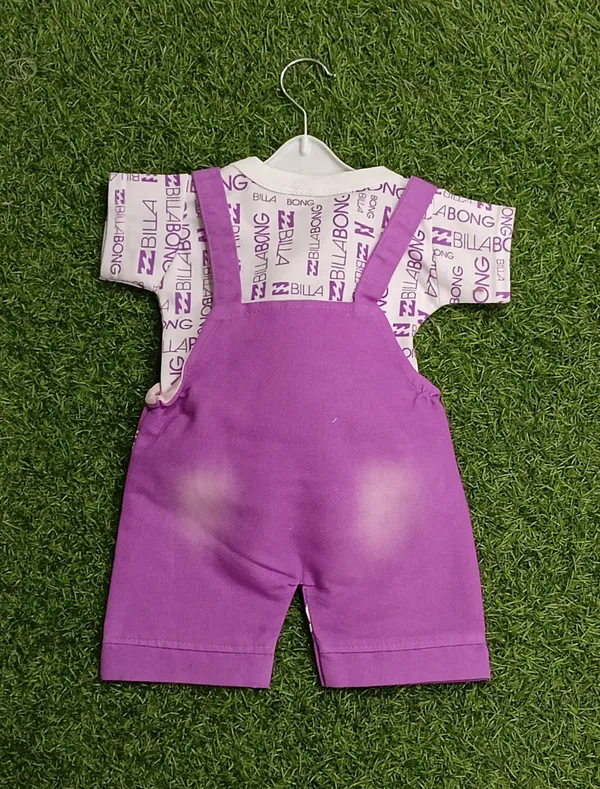 Purple_Cotton_Blend_Printed_Dungaree_For_Baby_Boys_&_Baby_Girls