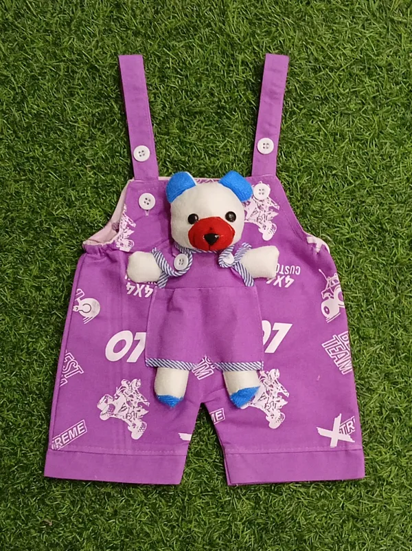 Purple_Cotton_Blend_Printed_Dungaree_For_Baby_Boys_&_Baby_Girls