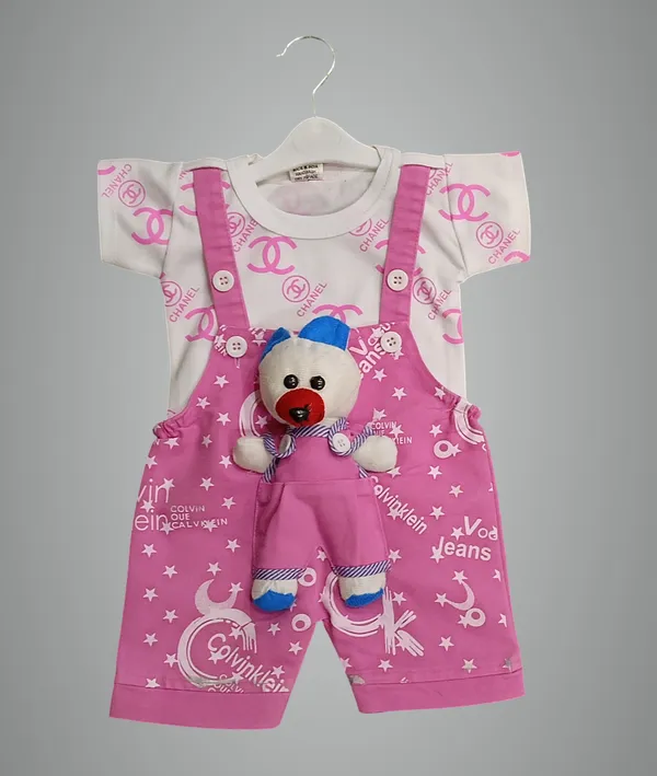 Pink_Cotton_Blend_Printed_Dungaree_For_Baby_Boys_&_Baby_Girls
