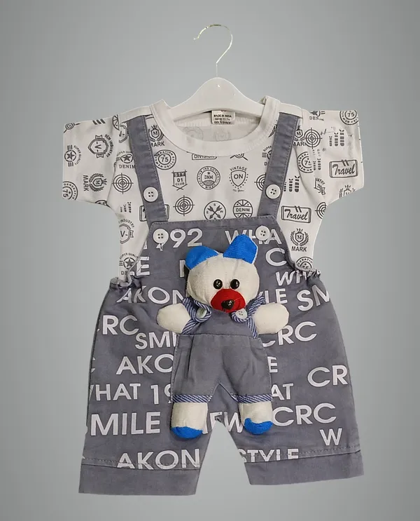 Grey_Cotton_Blend_Printed_Dungaree_For_Baby_Boys_&_Baby_Girls