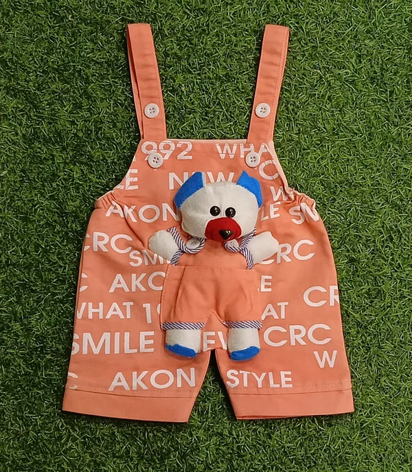 Orange_Cotton_Blend_Printed_Dungaree_For_Baby_Boys_&_Baby_Girls