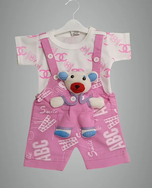 Pink_Cotton_Blend_Printed_Dungaree_For_Baby_Boys_&_Baby_Girls