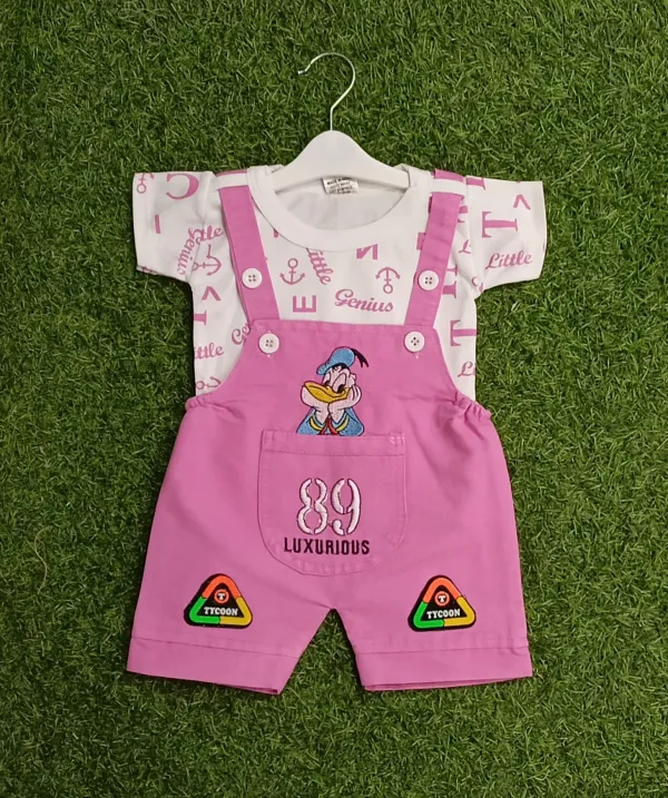 Pink_Cotton_Blend_Printed_Dungaree_For_Baby_Boys_&_Baby_Girls