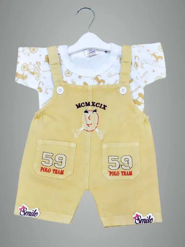 Beige_Cotton_Blend_Printed_Dungaree_For_Baby_Boys_&_Baby_Girls