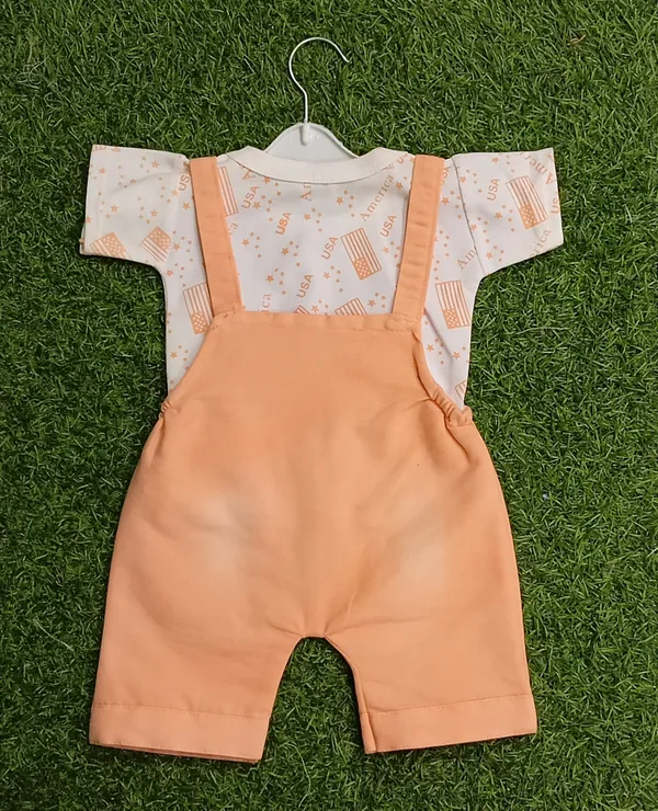 Orange_Cotton_Blend_Printed_Dungaree_For_Baby_Boys_&_Baby_Girls