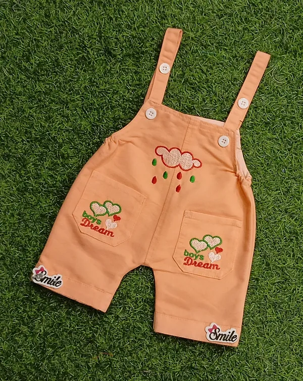Orange_Cotton_Blend_Printed_Dungaree_For_Baby_Boys_&_Baby_Girls