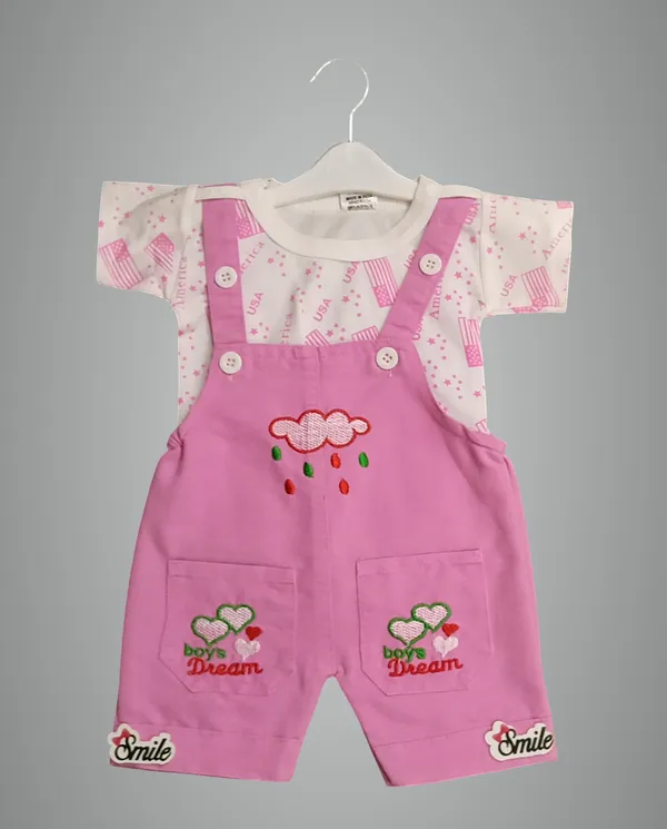 Pink_Cotton_Blend_Printed_Dungaree_For_Baby_Boys_&_Baby_Girls