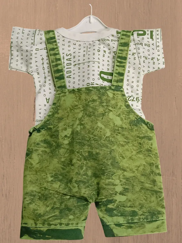 Green_Denim_Printed_Dungaree_For_Baby_Boys_&_Baby_Girls