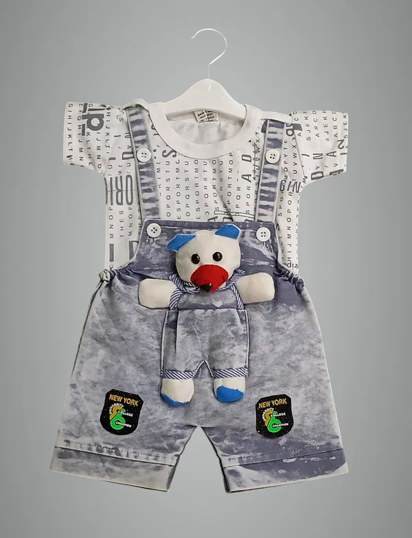 Grey_Denim_Printed_Dungaree_For_Baby_Boys_&_Baby_Girls