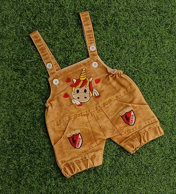 Beige_Denim_Printed_Dungaree_For_Baby_Boys_&_Baby_Girls