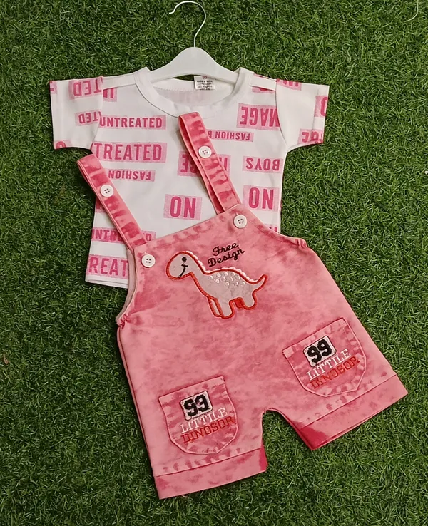 Pink_Denim_Printed_Dungaree_For_Baby_Boys_&_Baby_Girls