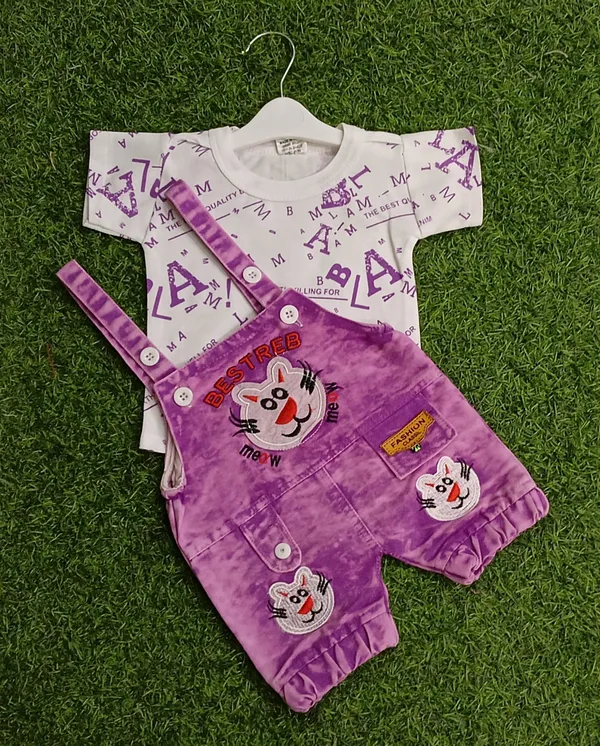 Purple_Denim_Printed_Dungaree_For_Baby_Boys_&_Baby_Girls