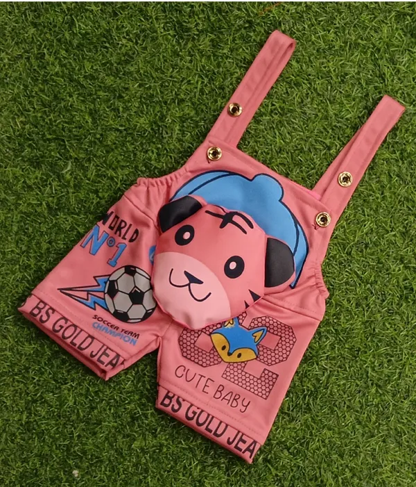 Pink_Polycotton_Printed_Dungaree_For_Baby_Boys_&_Baby_Girls