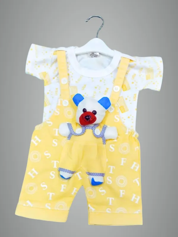 Yellow_Cotton_Blend_Printed_Dungaree_For_Baby_Boys_&_Baby_Girls